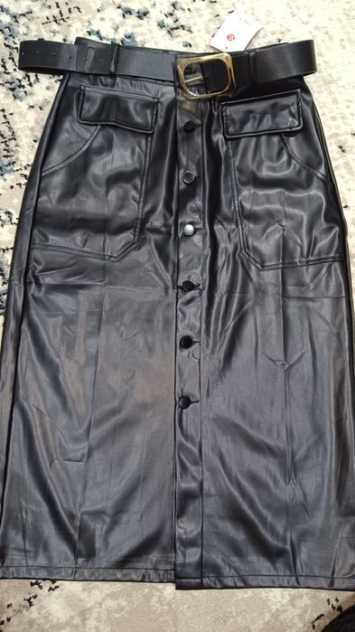Юбка эко кожа, новый