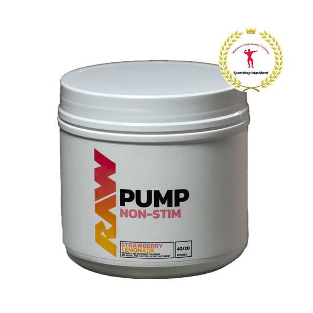 RAW Pump Non-Stim Pre-Workout Kofeinsiz eng sifatli PUMP. АМЕРИКА !