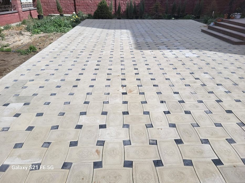 Укладка брусчатки