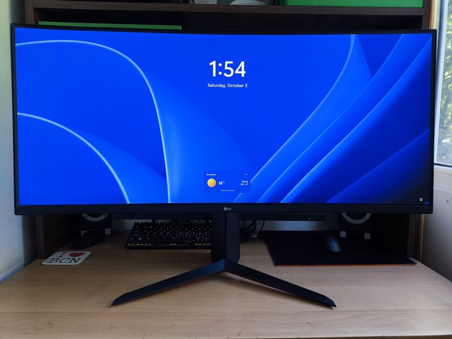 Monitor gaming LG Ultrawide, 34", 144Hz