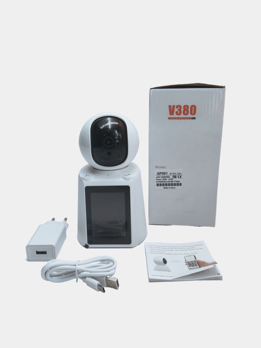 Интеллектуальная камера V380 QP001 с поддержкой HD-видеовызовов и Wi-F