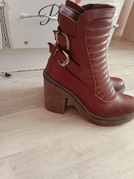 Сапоги кожа натуральная