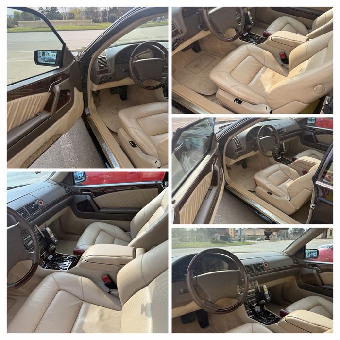 Mercedes CL500 C140 W140 Balena Coupe 1996 atestata istorica Schimb cu SPYDER sau ATV