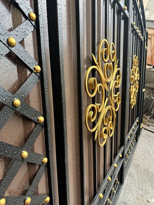 Ворота кованые с установкой