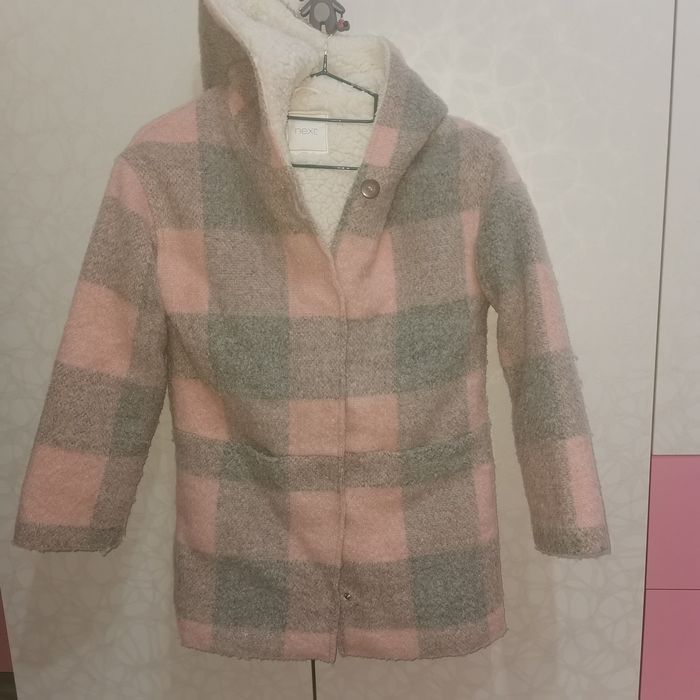 Haina / blanita palton fete marca Next 9 ani