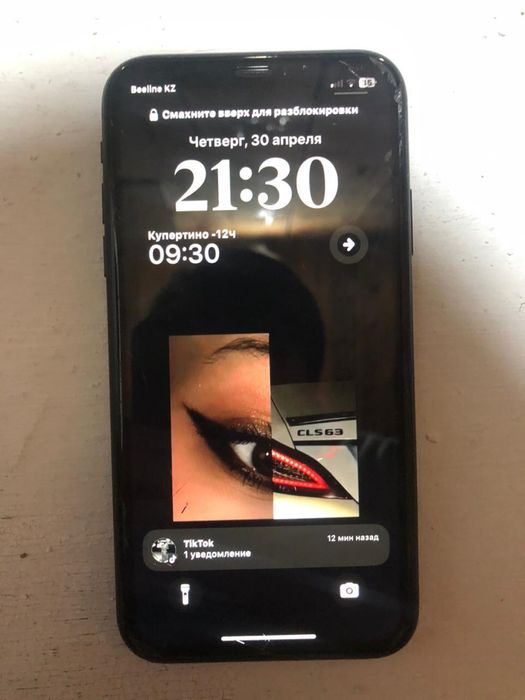 Айфон Хр 64 гб акум 100