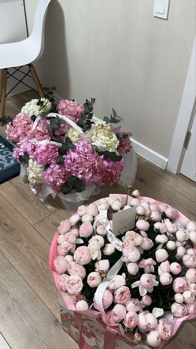 Букет цветов  за 25.000тг трал