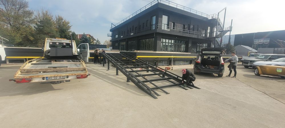 Rampa metalica pentru auto, utilaje