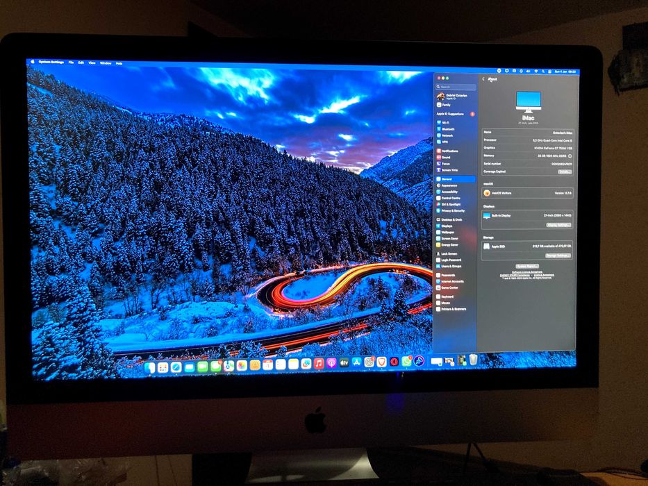 iMac 27” Late 2013 • 32GB RAM • SSD 500GB • Fără defecte