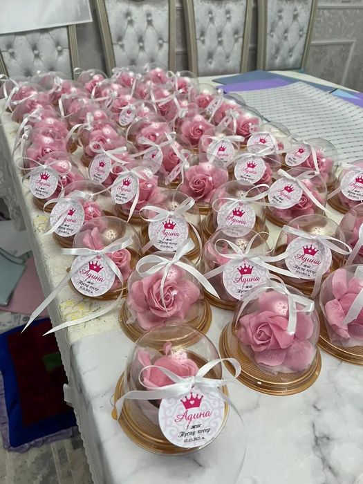 Букет из мыльных роз