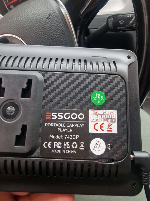 Carplay плейър Essgoo, медия 743CP. 7инча