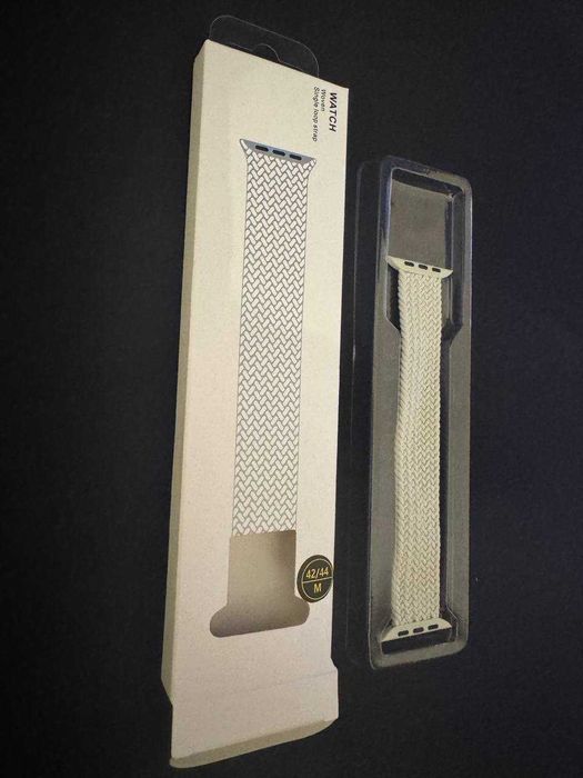 Тканевый нейлоновый ремешок для apple watch SE, 7, 8, 9 44ММ