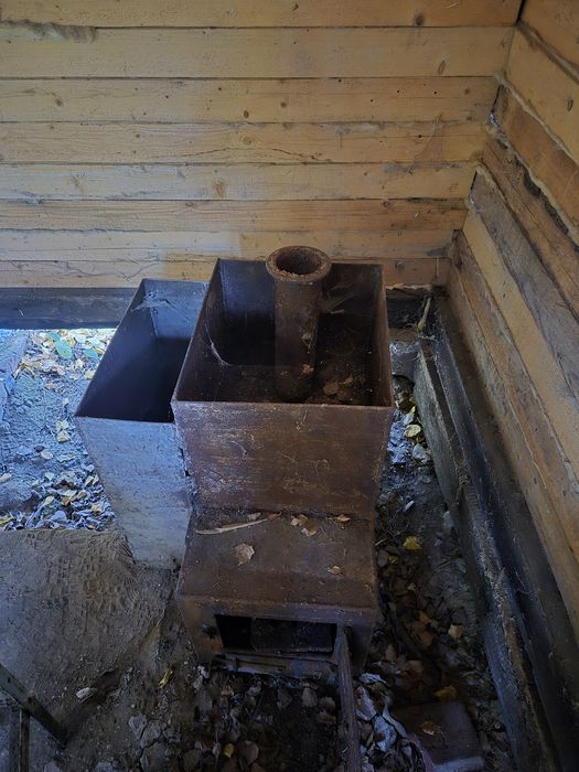 Печь банная с баком для воды