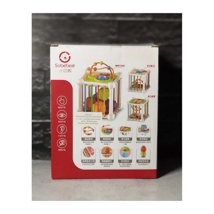 Сенсорный куб сортер для малышей. Отличный подарок малышу