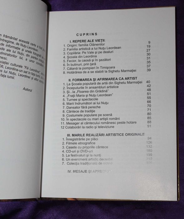 biografii cantareti muzica populara Nutu Leordean mesager al traditiei Mituta Dumitru Ridescu 30 de ani de cantec si dragoste Aurelia Rosu