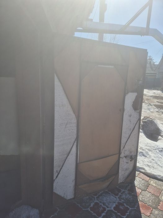 Ворота гаражные железные