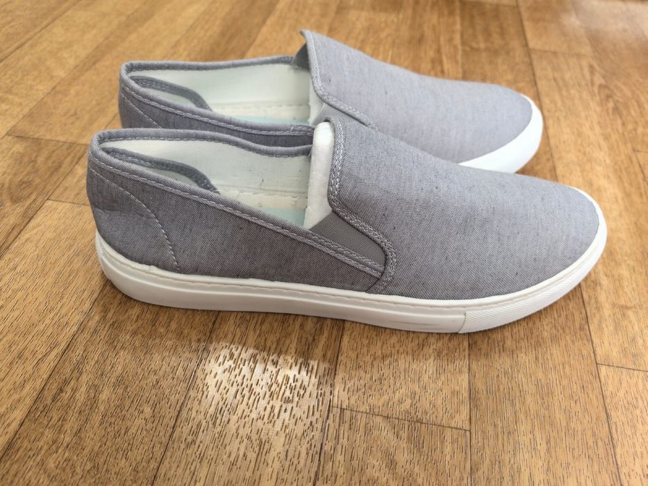 Мокасины текстильные