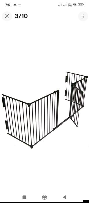 Gard de protectie pentru semineu 3m,