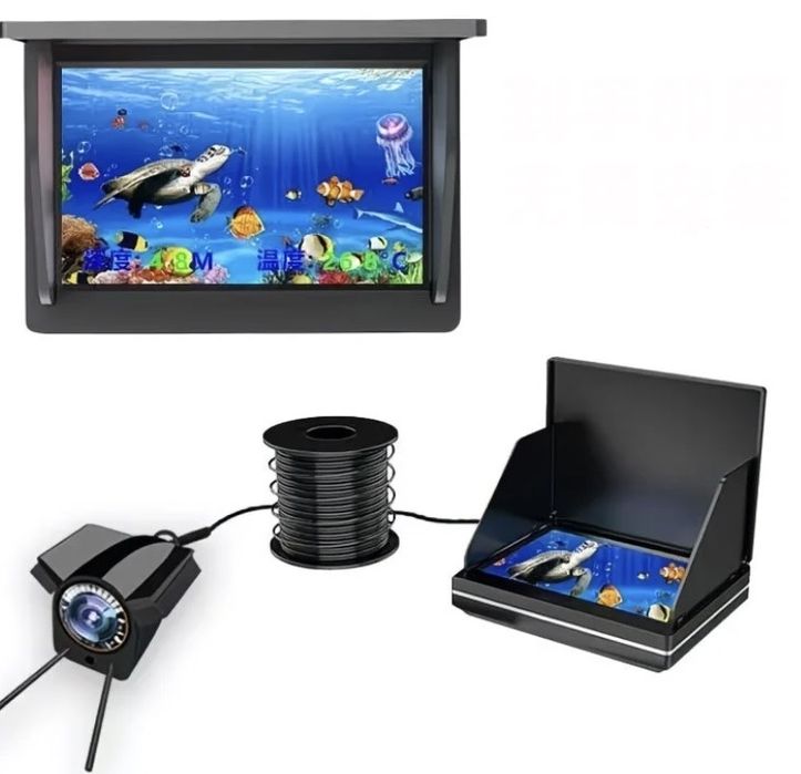 Камера для подводной ,рыбалки обзор 360°