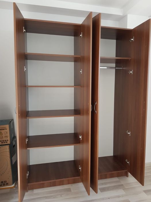 Șifonier cu Rafturi și Bară; Dulap Dormitor; Dressing