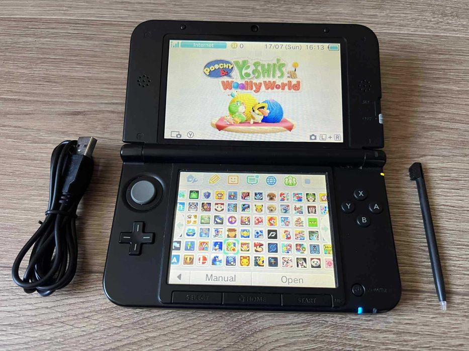 Nintendo 3DS XL modata cu 80 de jocuri instalate pe card Mario,Zelda,Pokemon,toate versiunile + H-Shop magazin gratis