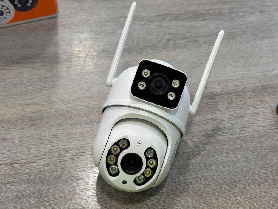 Двойна WiFi камера 8MP (Dual Lens) PTZ – 2160p / 4K
