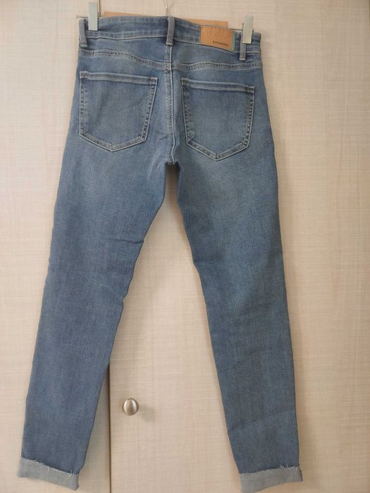 Blugi Stradivarius skinny, mărimea 36, denim albastru / NOI