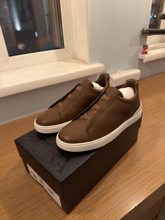 Zegna triple stitch