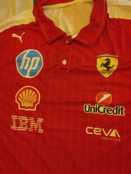 Тениска с яка Ферари Ferrari