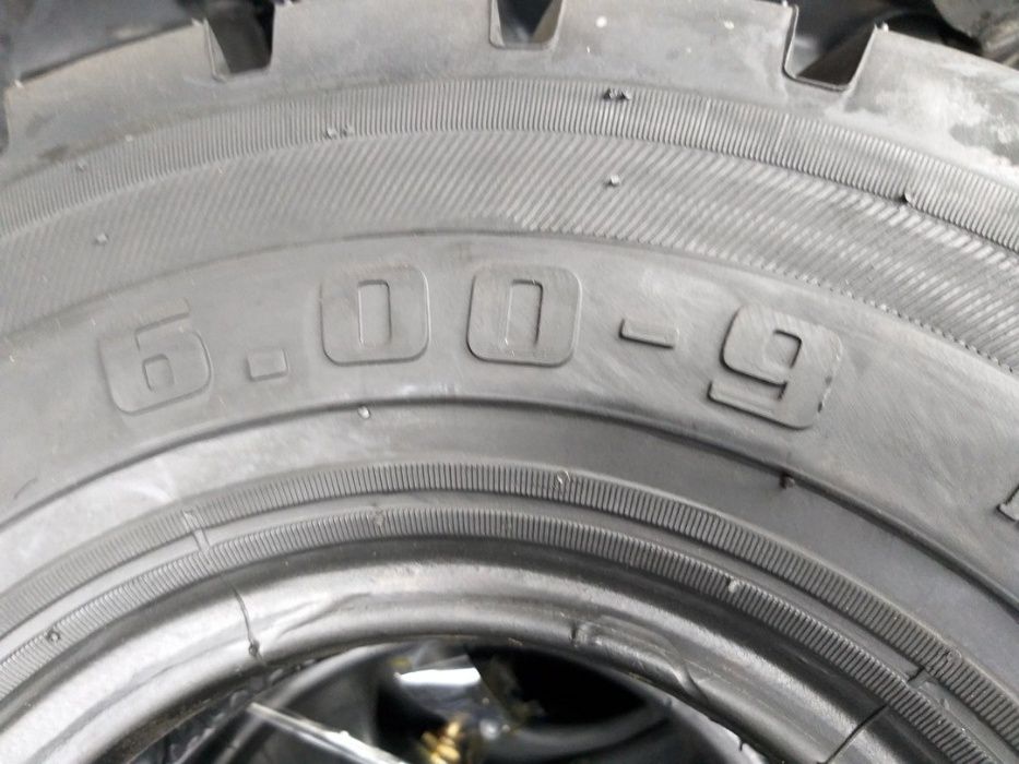 Cauciucuri noi stivuitor 6.00-9 cu camera si talon garantie 2 ani