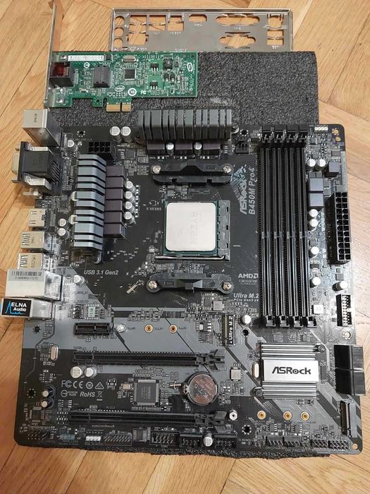 AMD Ryzen 5 5600 + AsRock B450M Pro4