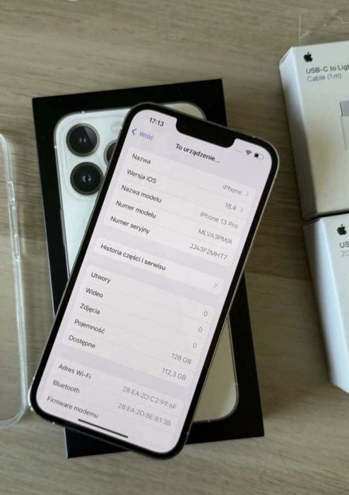 iPhone 13 Pro white, 128 gb