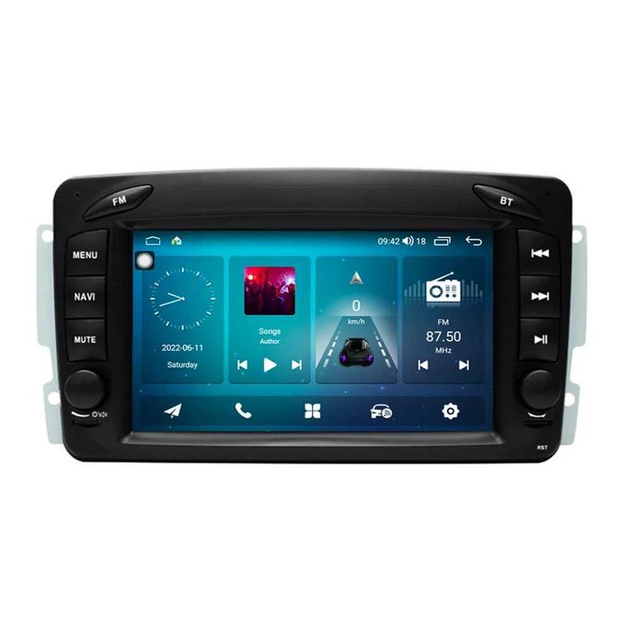 Мултимедия Двоен дин Mercedes C Class W203  Android C220 CLK Навигация