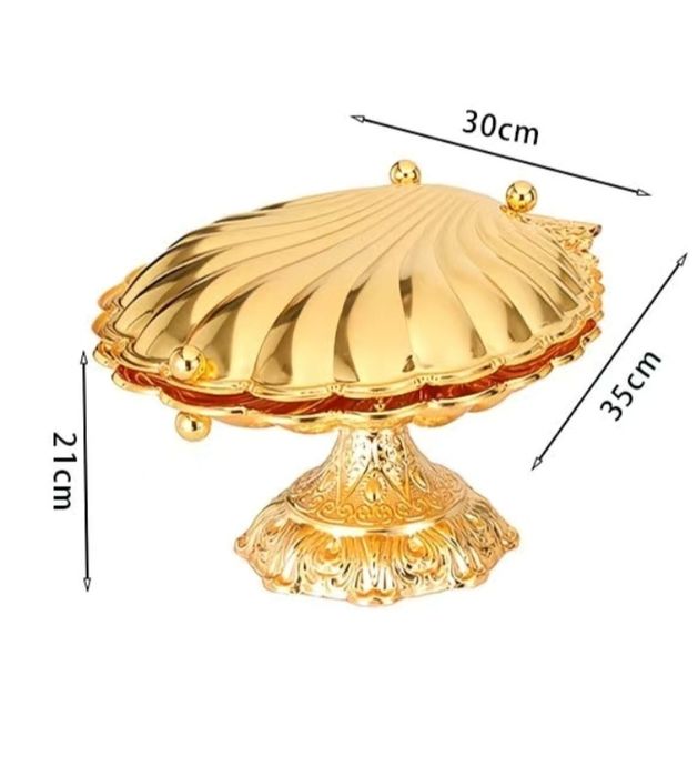 Золотая посуда ракушка