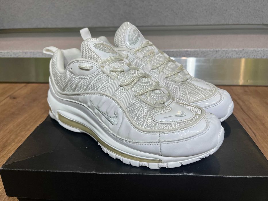 ОРИГИНАЛНИ *** Nike Air Max 98 White/Pure Platinum/Black