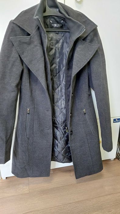 Дамско зимно палто с подвижна подплата