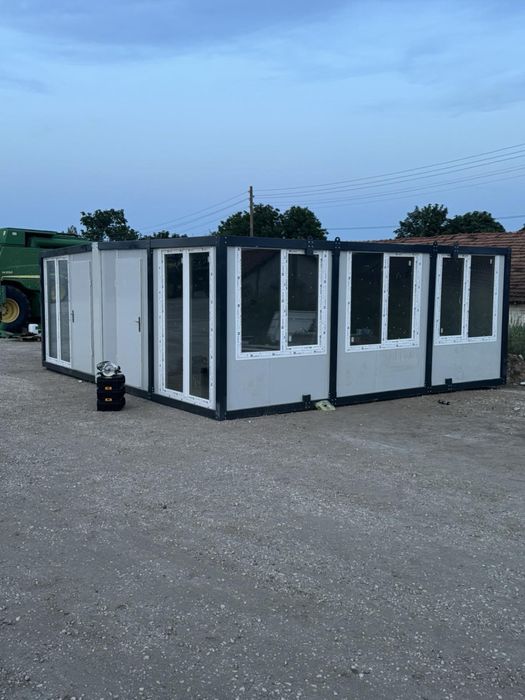 Офис контейнер Склад Бунгало Къща Сглобяем фургон Налични