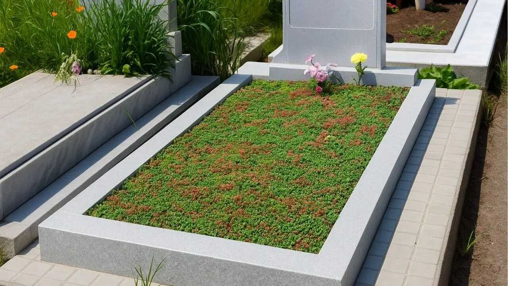 Пакет за озеленяване на гробно място със седуми GREЙNA