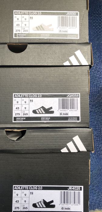 Adidas Adilette Glog 2.0 ОРИГИНАЛНИ чехли/сабо - 43/27,5см