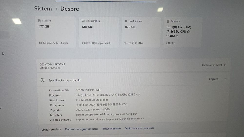 DELL Latitude 7200 2-in-1 i7