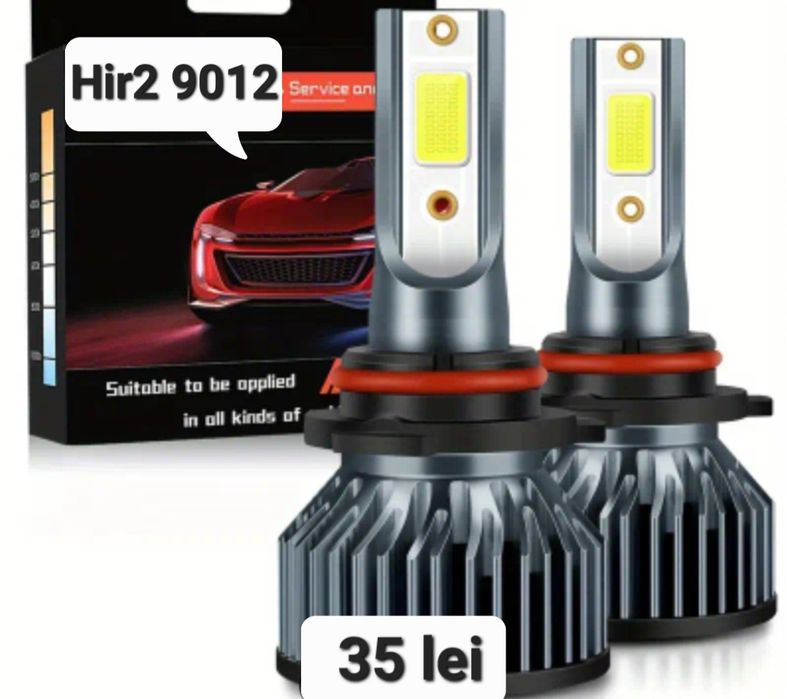Becuri LED HIR2 9012 20000LM set 2buc