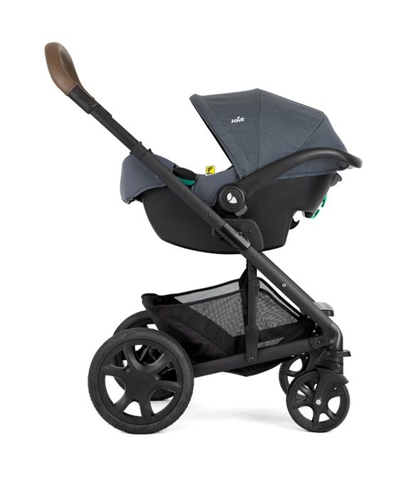 Aproape Nou - Carucior 3in1 JOIE A-Tour Chrome Dlx T1201GAMNL0, 5 puncte, 0 luni+, gri antracit-negru