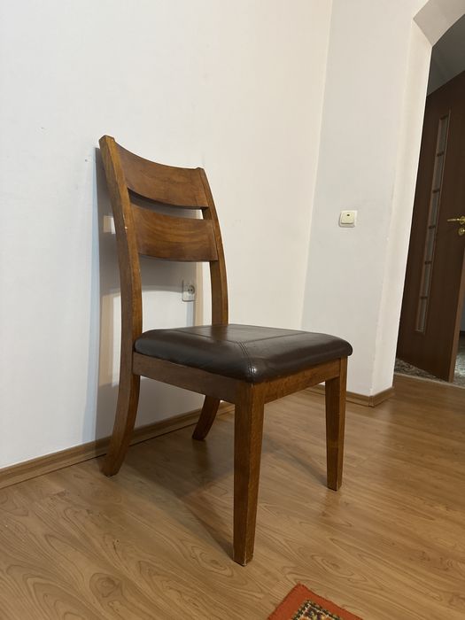 Стул дерево , кожа США