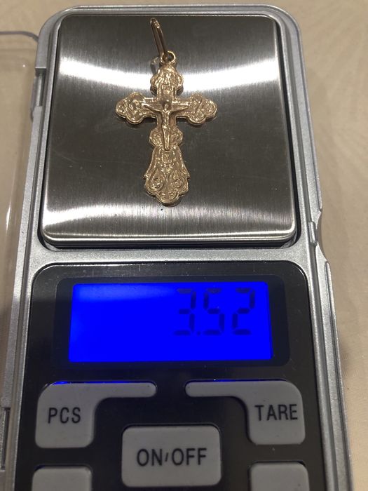 Крест золотой 583 проба.