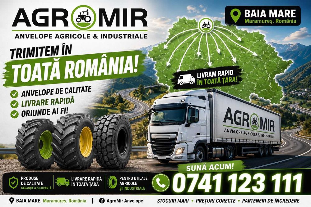 OCAZIE TAURUS Cauciucuri met 230/95r32 9.5r32 indice 128A8 anvelope tractor John Deere Fendt Case IH New Holland Massey Ferguson Deutz-Fahr Valtra
