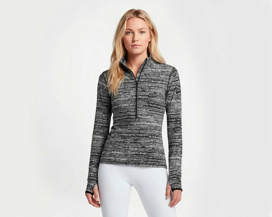 NIKE Pro  Оригинална дамска фланелка за фитнес /  бягане размер S