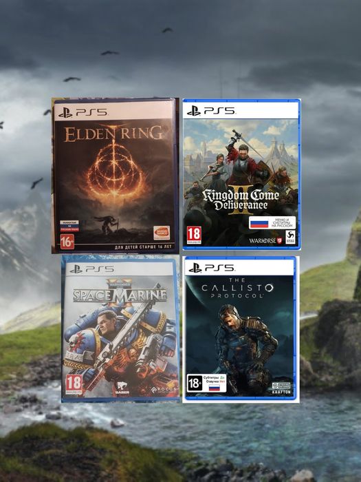 Диск/ps5/игры/Продам/обмен/Elden Ring/Kingdome Come/Warhammer Space 2