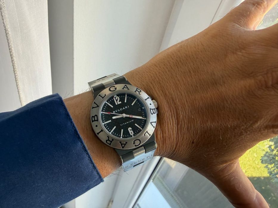 Ceas Bvlgari Diagono Titanium Carbon automat schimb cu hublot cartier breitling omega