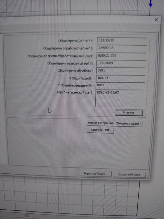 Лазерный гравировальный станок CO2 Ruida.