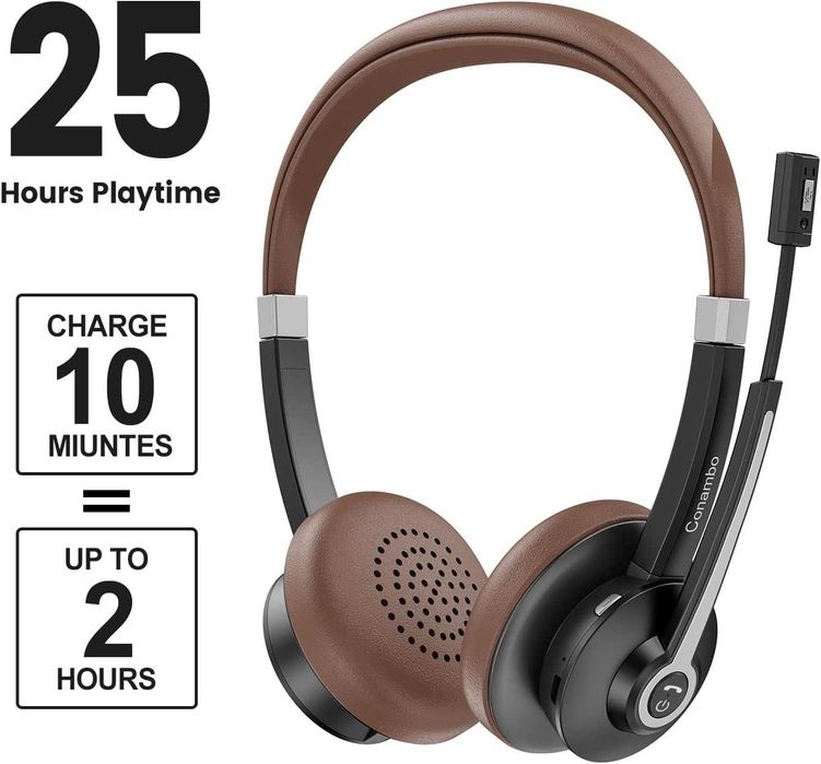 Conambo JBT700 безжичниBluetooth слушалки с микрофон DSP шумопотискане